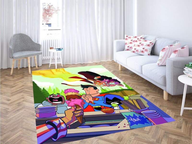 Cartoon Network Superhero Carpet Rectangle Rug