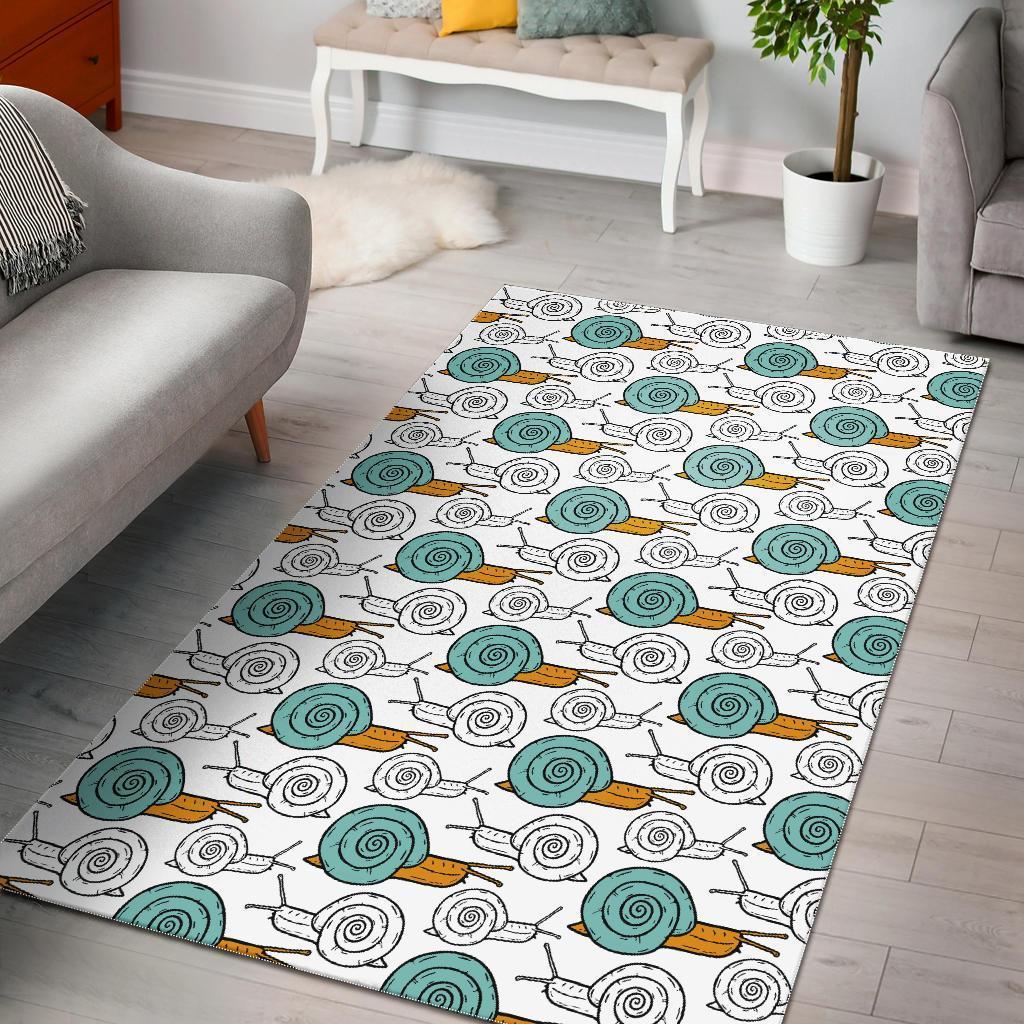 Cartoon Snail Pattern Print Area Limited Edition Rectangle Rug