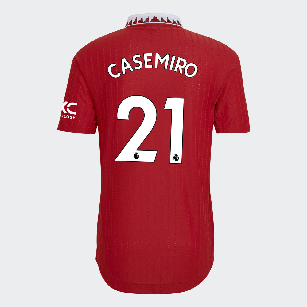 Casemiro 21 Manchester United 2022/23 Home Player Soccer Jersey – Red