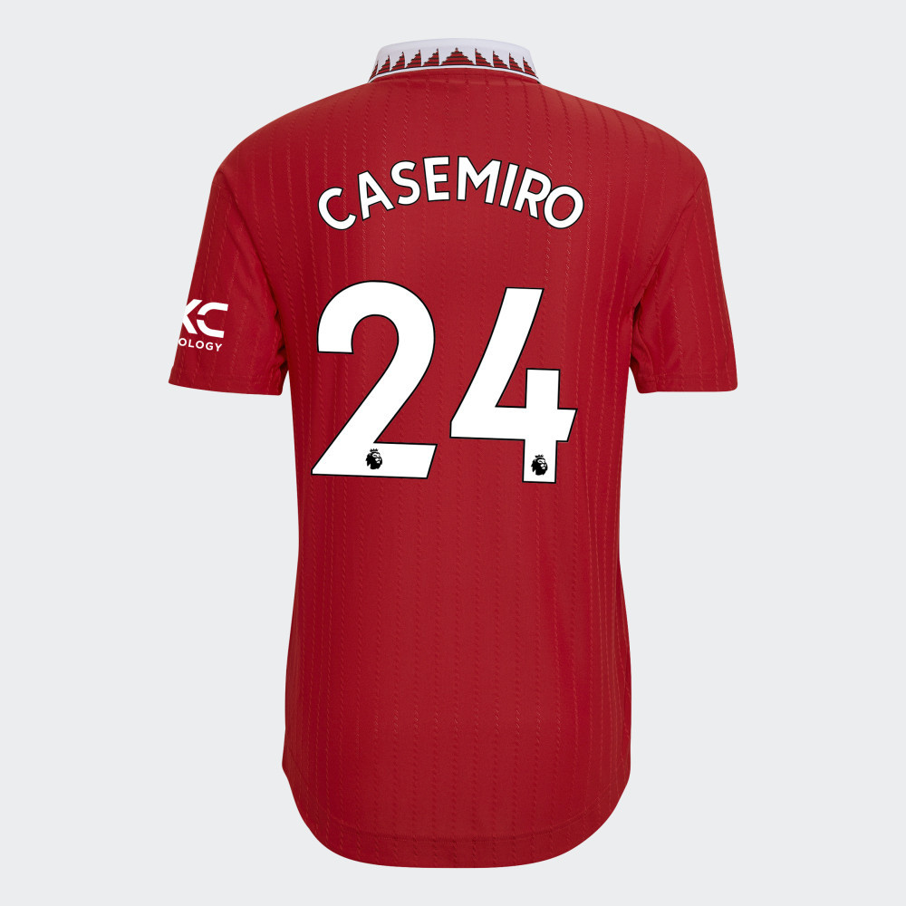 Casemiro 24 Manchester United 2022/23 Home Player Soccer Jersey – Red