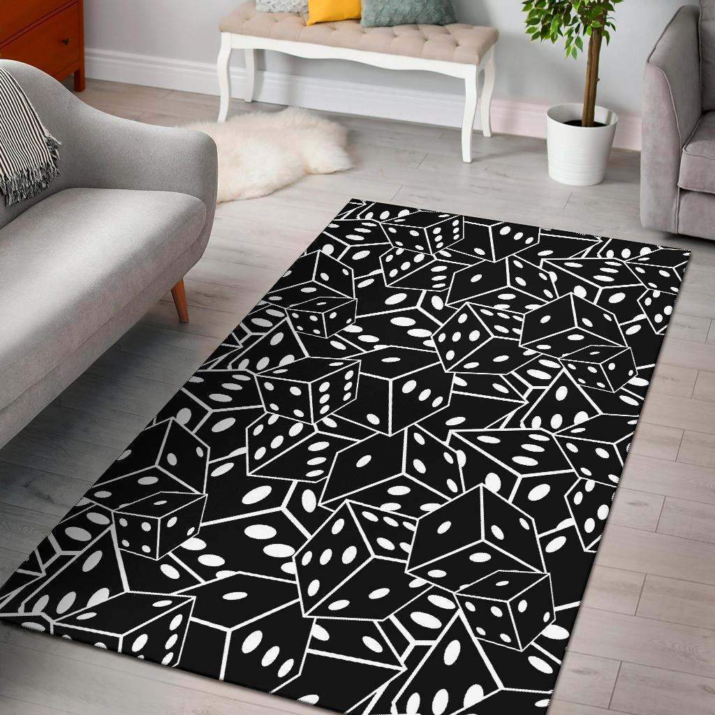 Casino Dice Limited Edition Rectangle Rug