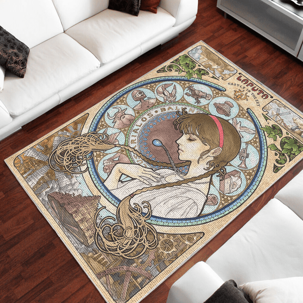 Castle In The Sky Area Rectangle Rug