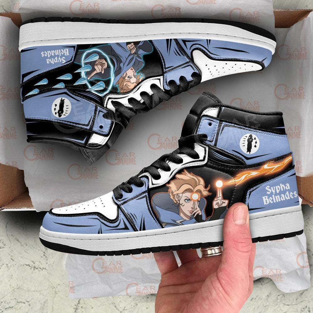 Castlevania Sypha Belnades JD1s Sneakers Anime Shoes, Air Jordan Hightop