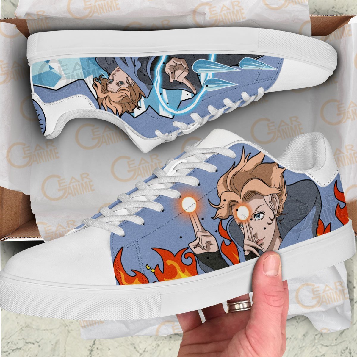 Castlevania Sypha Belnades Skate Sneakers Custom Anime Shoes