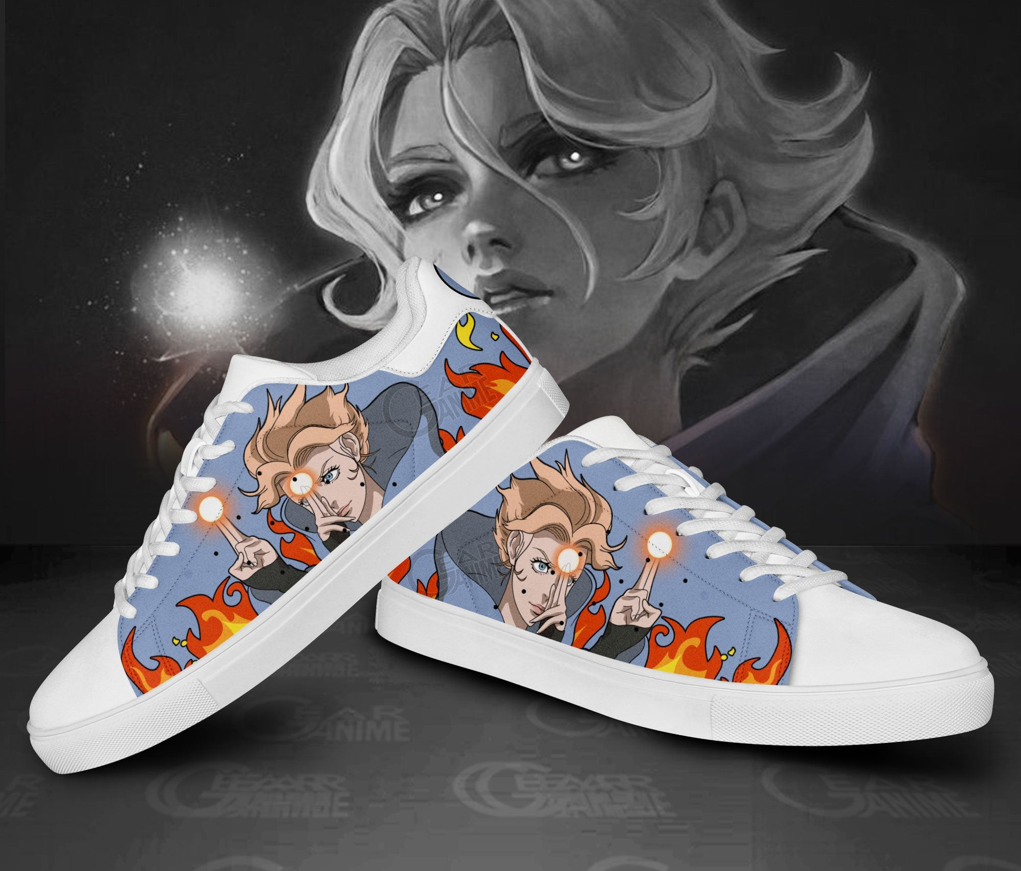 Castlevania Sypha Belnades Skate Sneakers Custom Anime Shoes