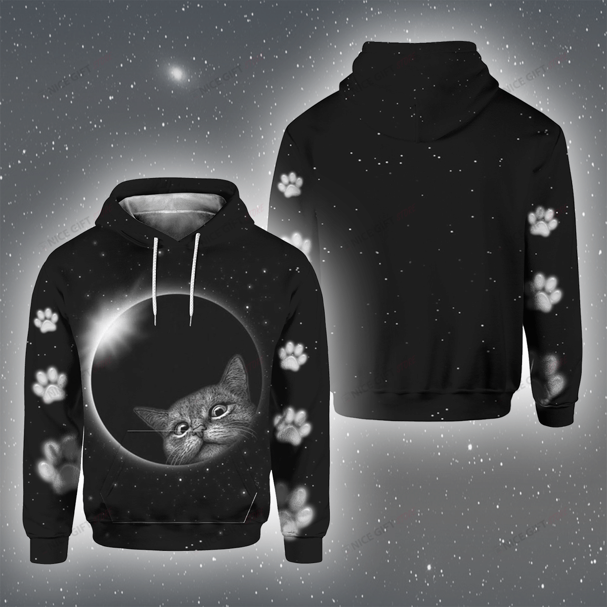 Cat 3D Hoodie Gift For Fans
