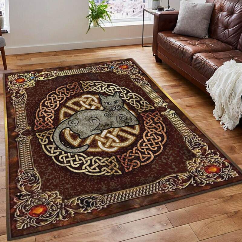 Cat And Celtic Amazing Limited Edition Rectangle Rug