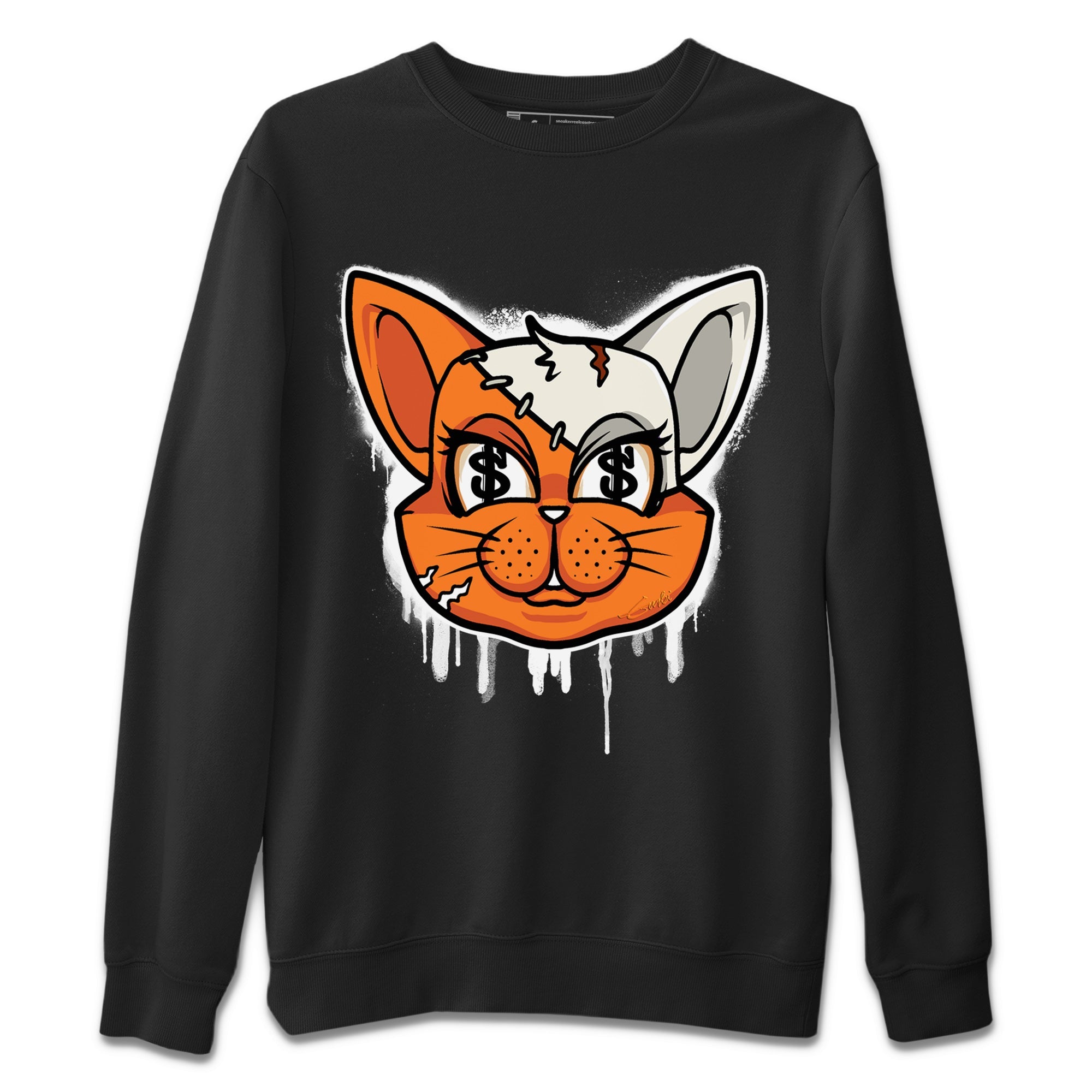 Cat Face Unisex Sweater – Air Jordan 1 Starfish, Sneakers Matching Sweater