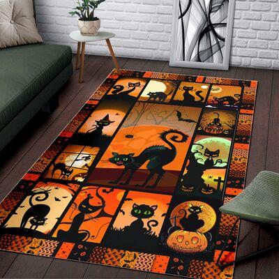 Cat In Halloween Limited Edition Rectangle Rug