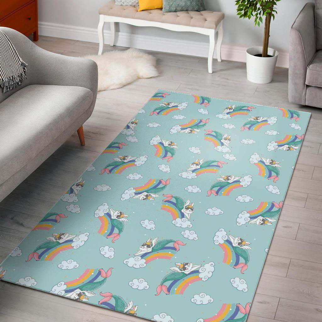Cat Rainbow Limited Edition Rectangle Rug