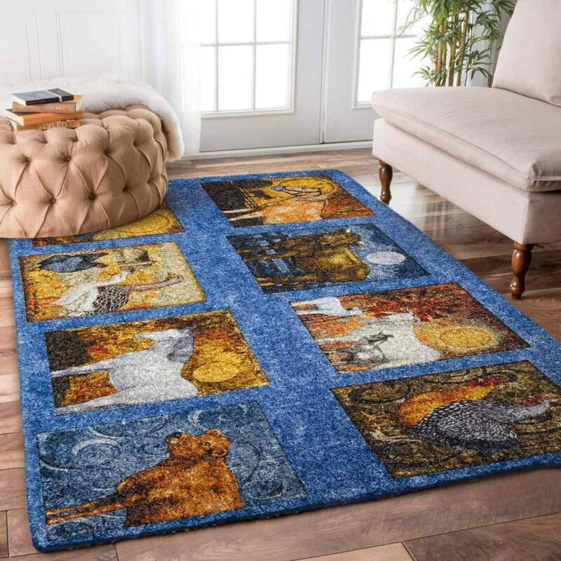 Cattle Farm Limited Edition Rectangle Rug
