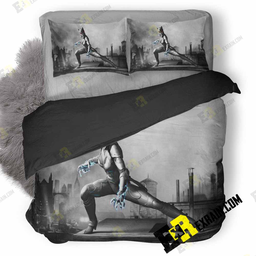 Catwoman Batman Arkham Re 3D Customized Duvet Cover Bedding Set