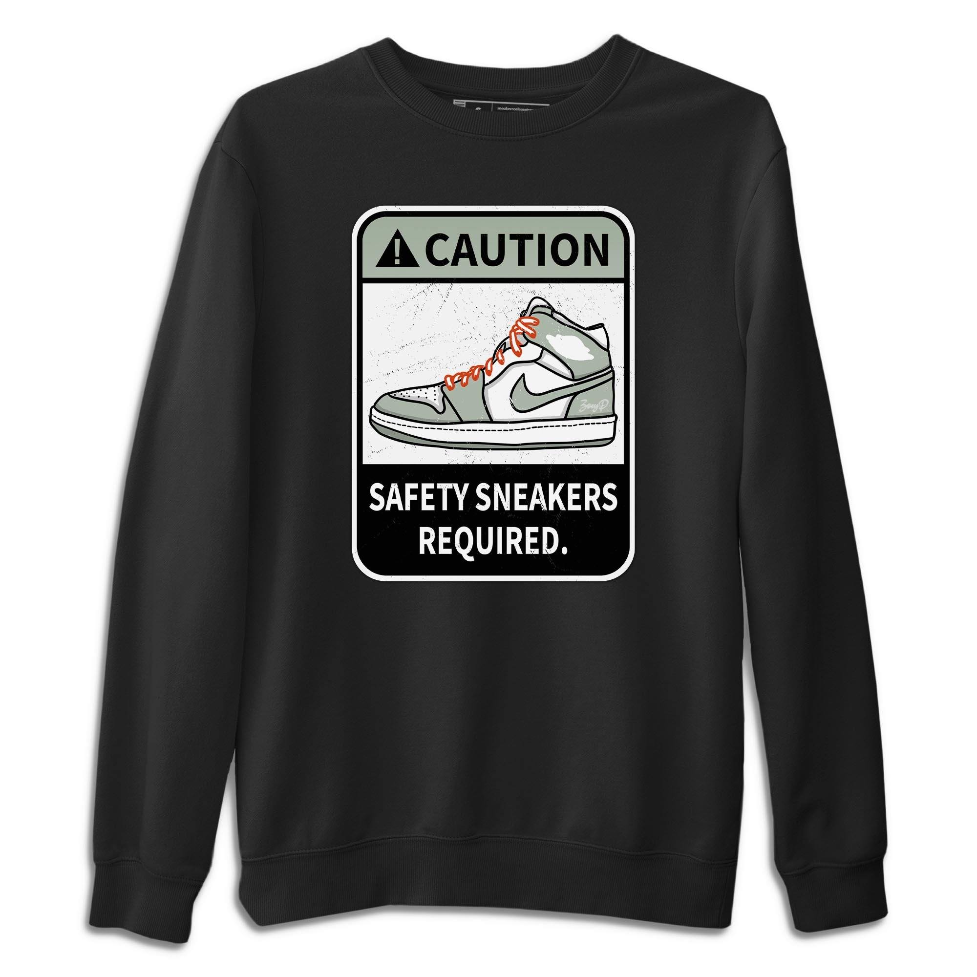 Caution Unisex Sweater – Air Jordan 1 Seafoam, Sneakers Matching Sweater
