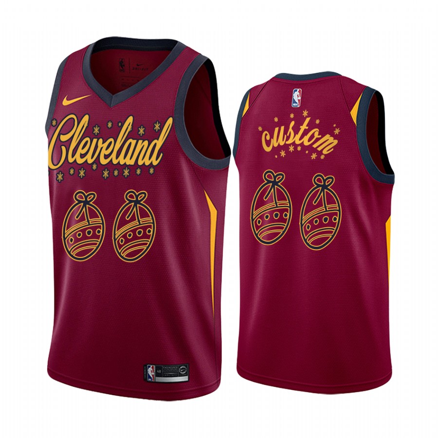 Cavaliers Custom 2020 Xmas Jersey Festive Special Edition Red