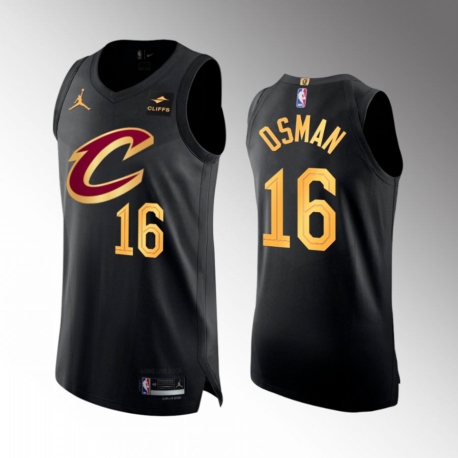 Cedi Osman 2022-23 Cavaliers #16 Statement Edition Jersey Black