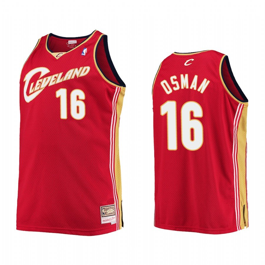 Cedi Osman Cleveland Cavaliers Hardwood Classics Wine Jersey