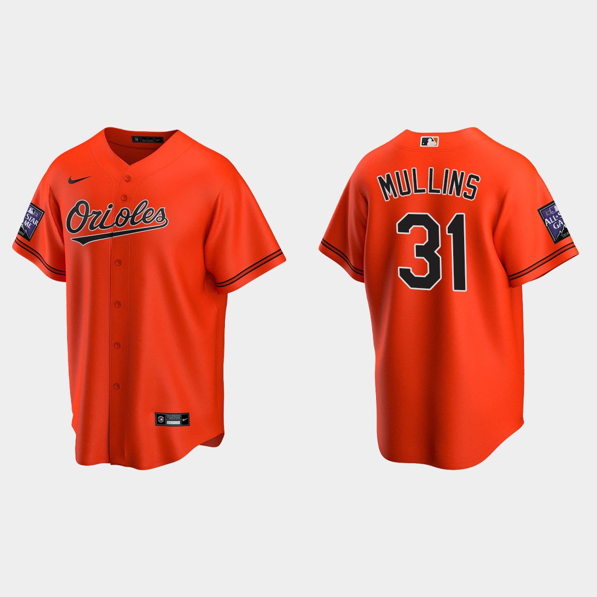 Cedric Mullins Baltimore Orioles 2021 All-Star Game Alternate Jersey - Orange