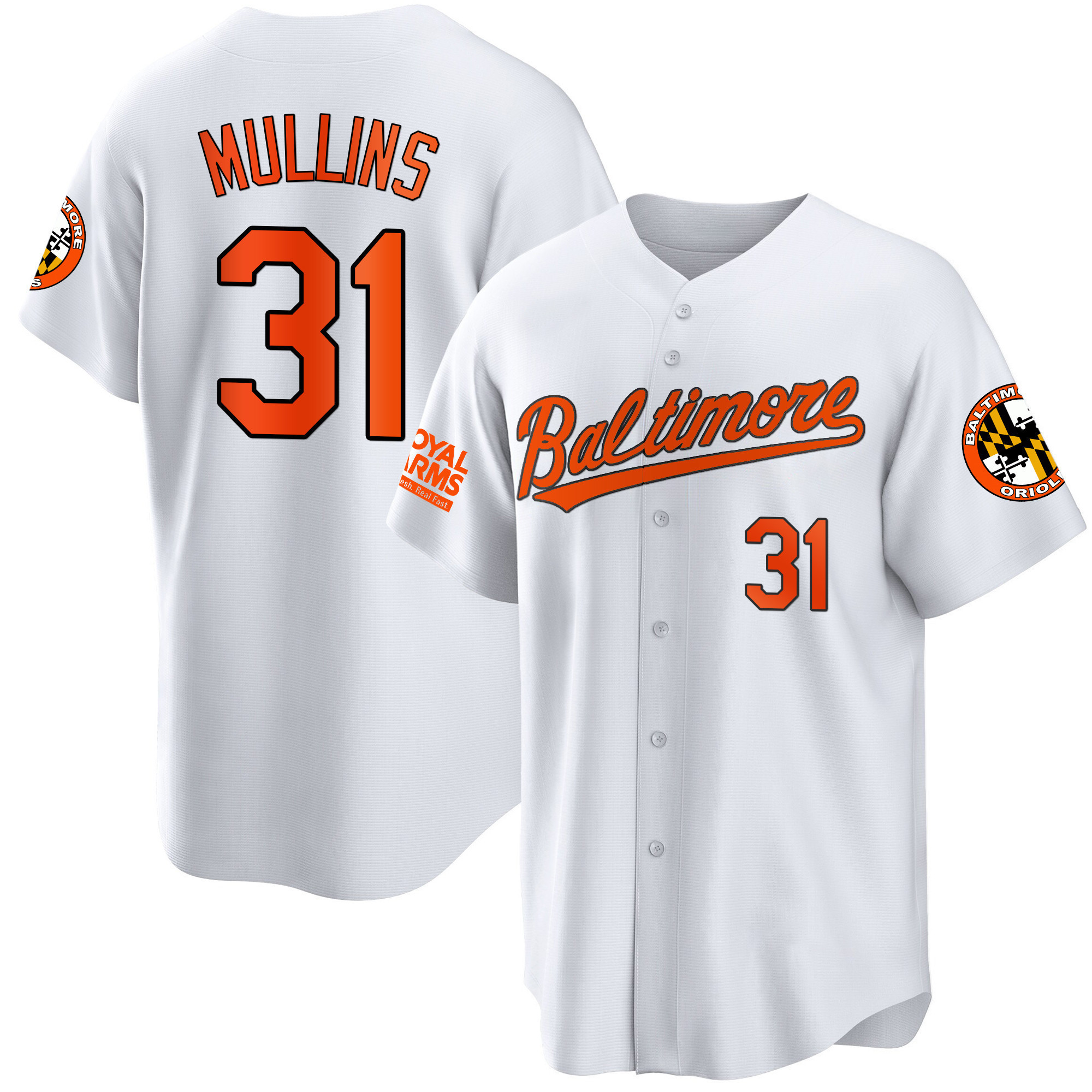 Cedric Mullins Men’s Baltimore Orioles 2023 Gold Cool White Jersey - All Stitched