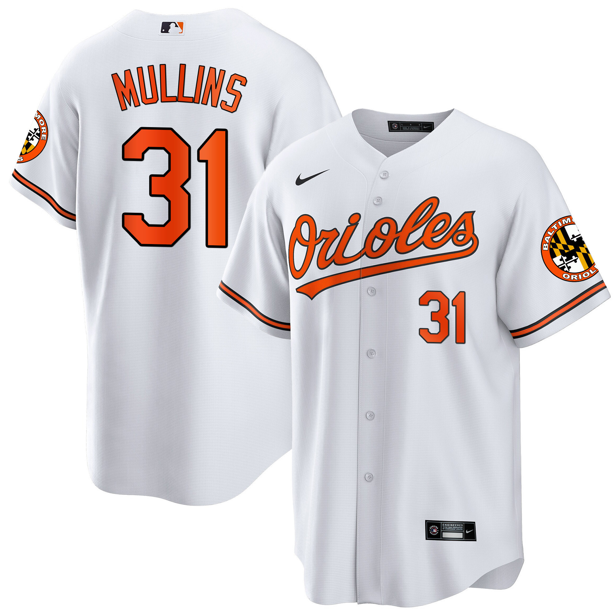 Cedric Mullins Men’s Baltimore Orioles 2023 Special Gold Cool White Jersey - All Stitched