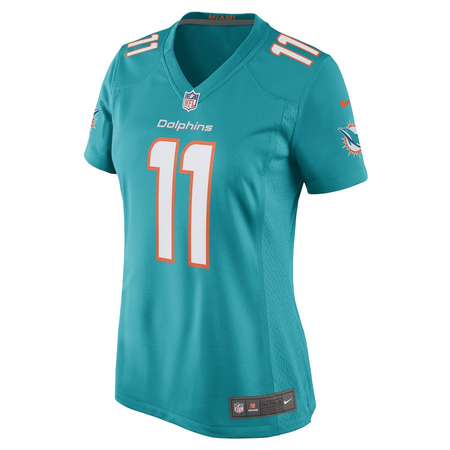 Cedrick Wilson Jr. Miami Dolphins Women’s Stitched Jersey – Aqua