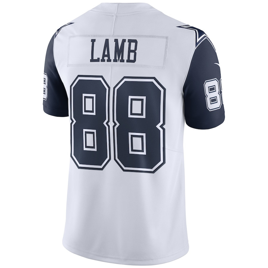 CeeDee Lamb 88 Dallas Cowboys 2nd Alternate Vapor Limited Stitched Jersey – White