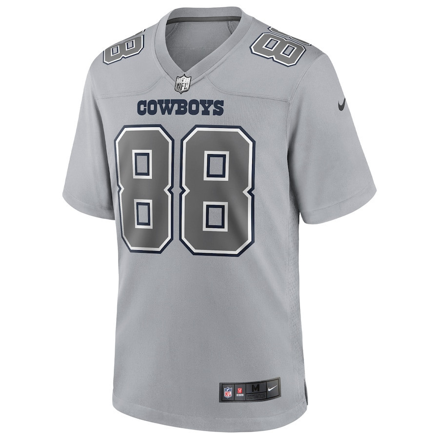 CeeDee Lamb 88 Dallas Cowboys Atmosphere Fashion Game Stitched Jersey – Gray