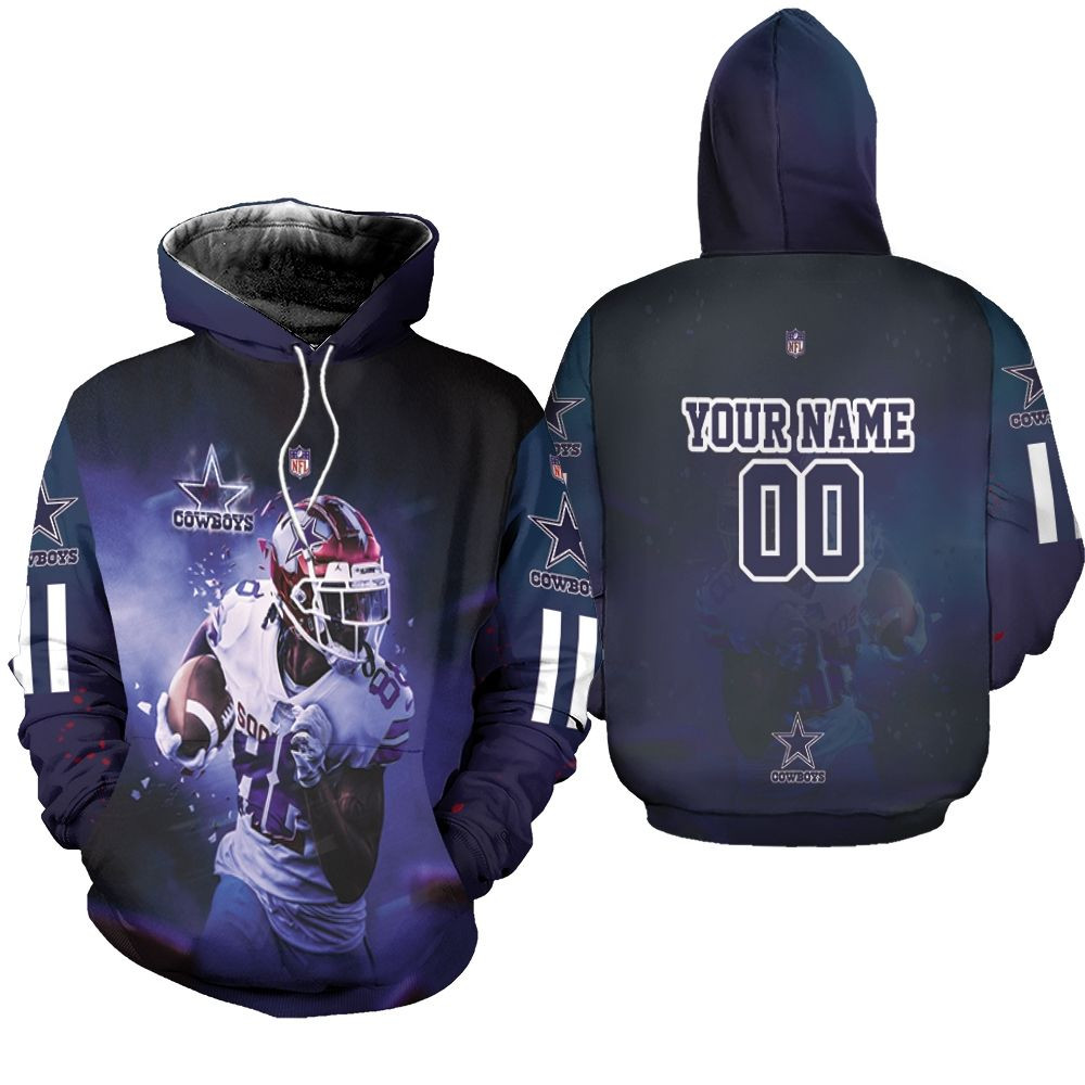 Ceedee Lamb 88 Dallas Cowboys Oklahoma Sooners 3D Personalized Hoodie