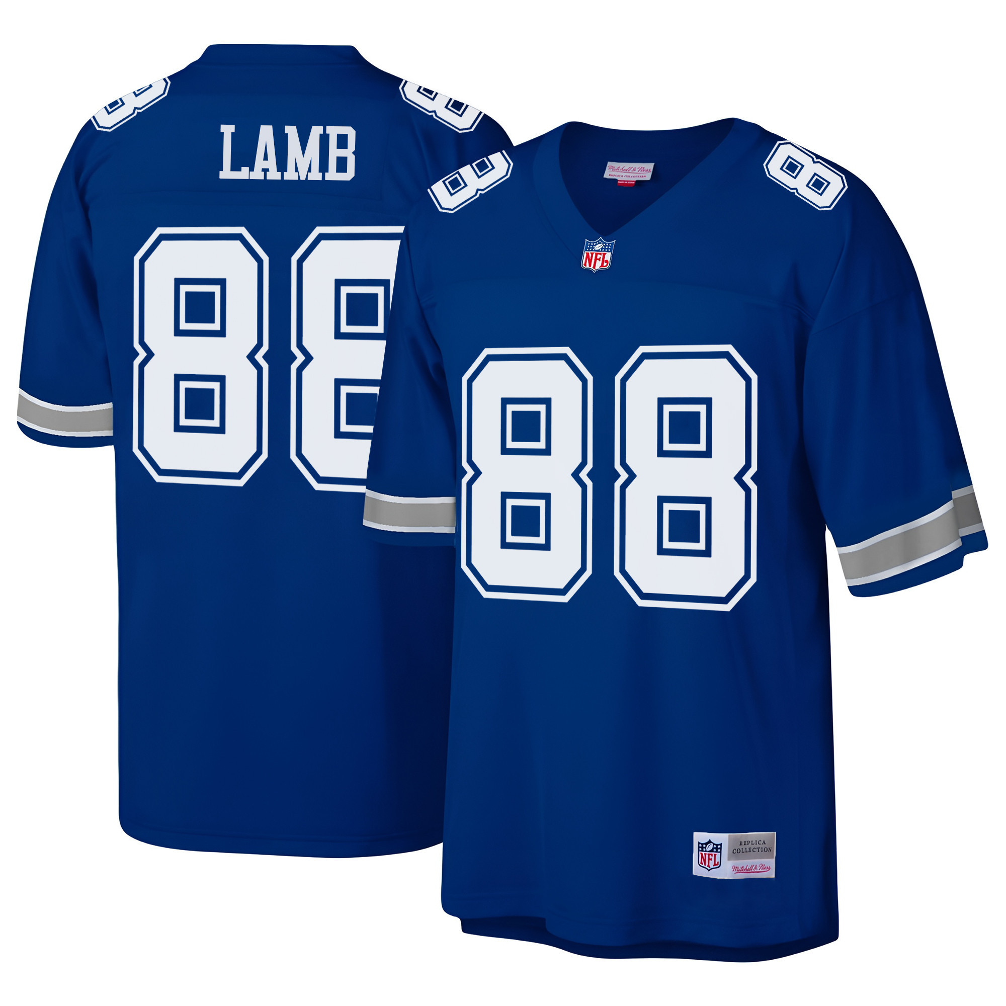 CeeDee Lamb Dallas Cowboys 1996 Big & Tall Royal Jersey - All Stitched 