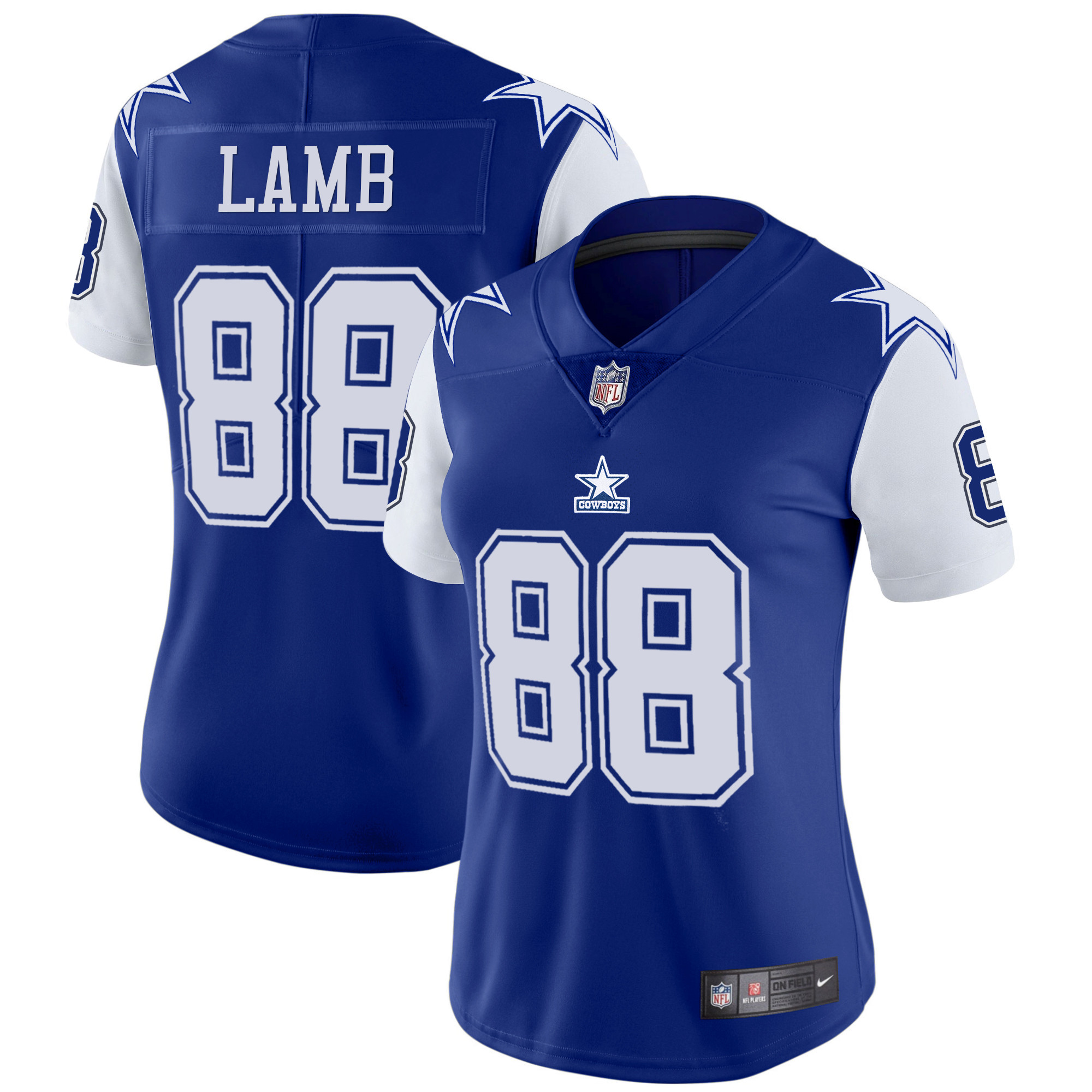 CeeDee Lamb Women's Dallas Cowboys Throwback Limited Vapor 1995 Jersey - All Stitched 