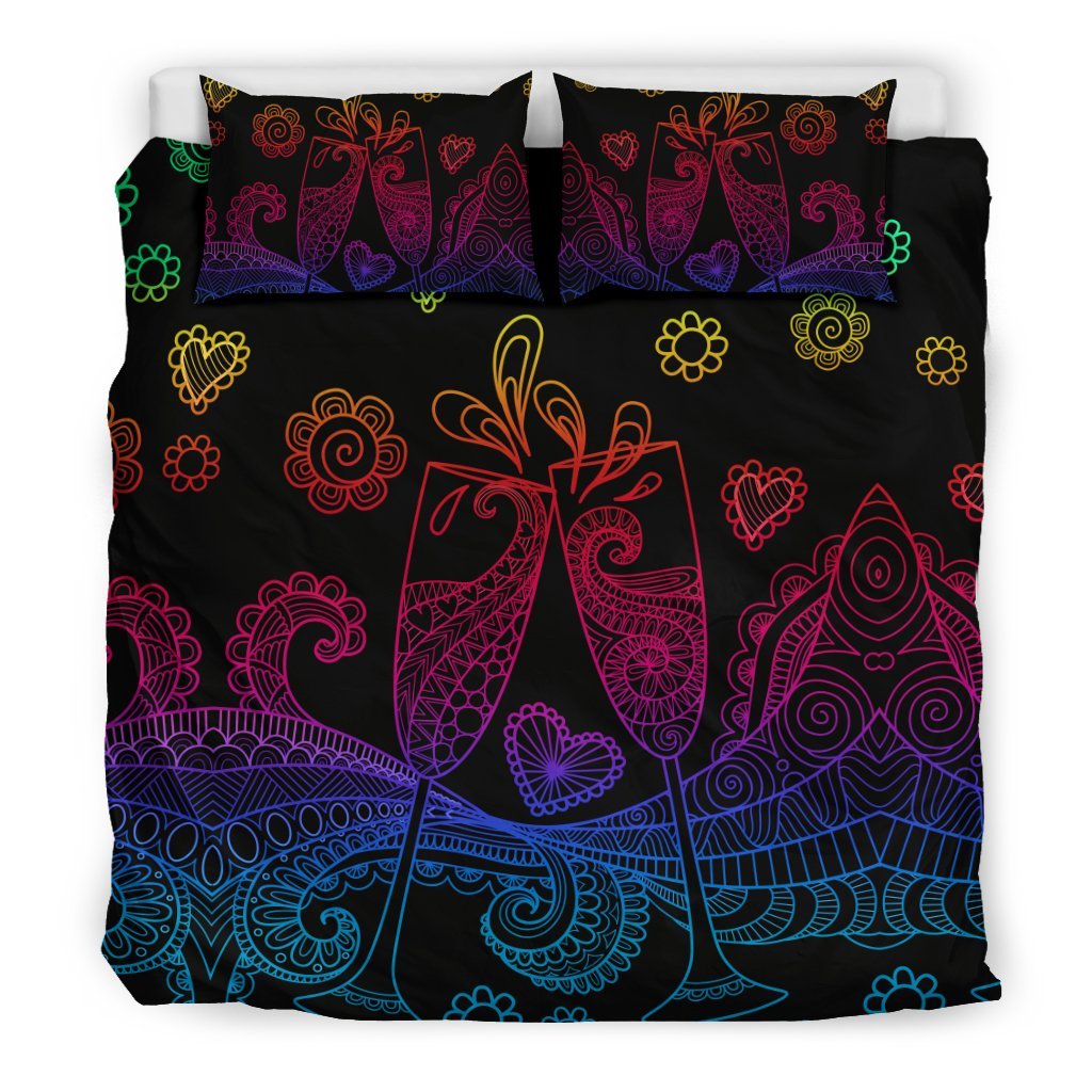 Celebrate 3D Customized Duvet Cover Bedding Set