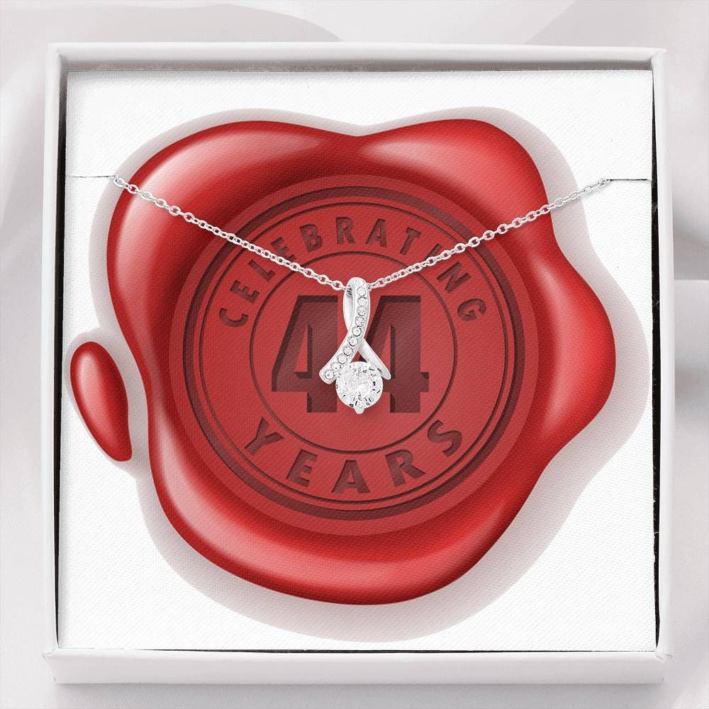 Celebrating 44 Years Anniversary Alluring Beauty Necklace Gift For Mother