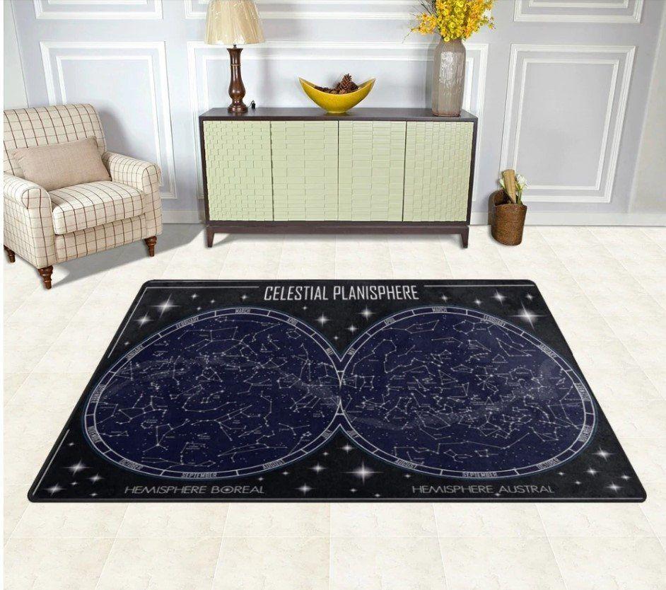 Celestial Planisphere Limited Edition Rectangle Rug