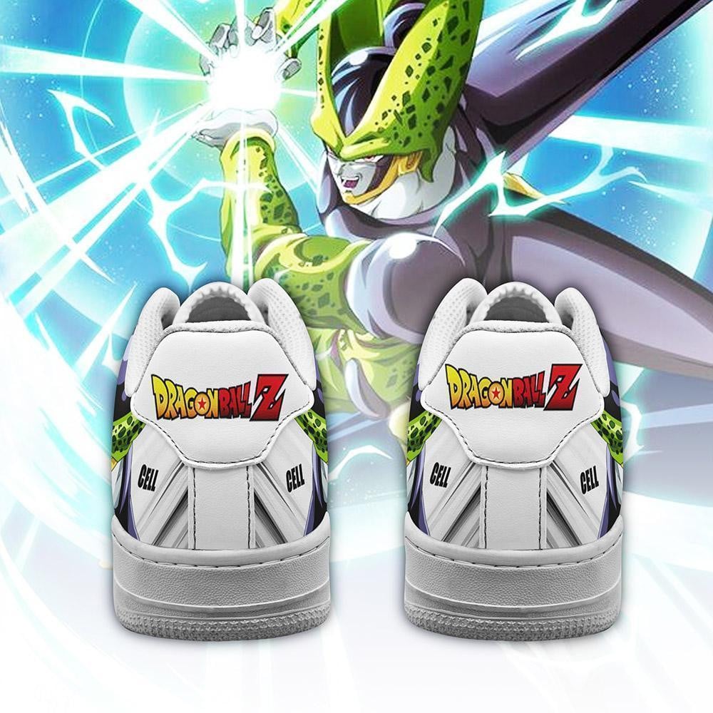 Cell Air Sneakers Custom Anime Dragon Ball Shoes Simple Style
