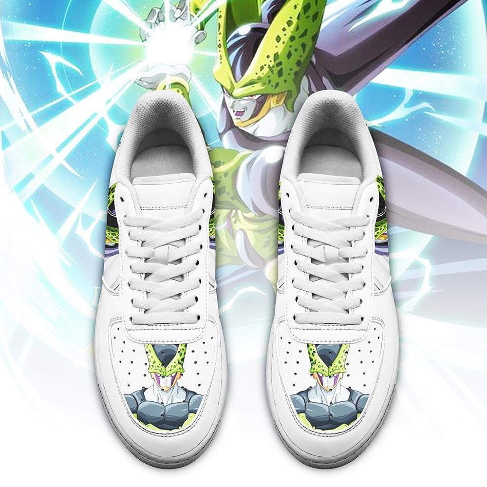 Cell Air Sneakers Custom Anime Dragon Ball Shoes Simple Style