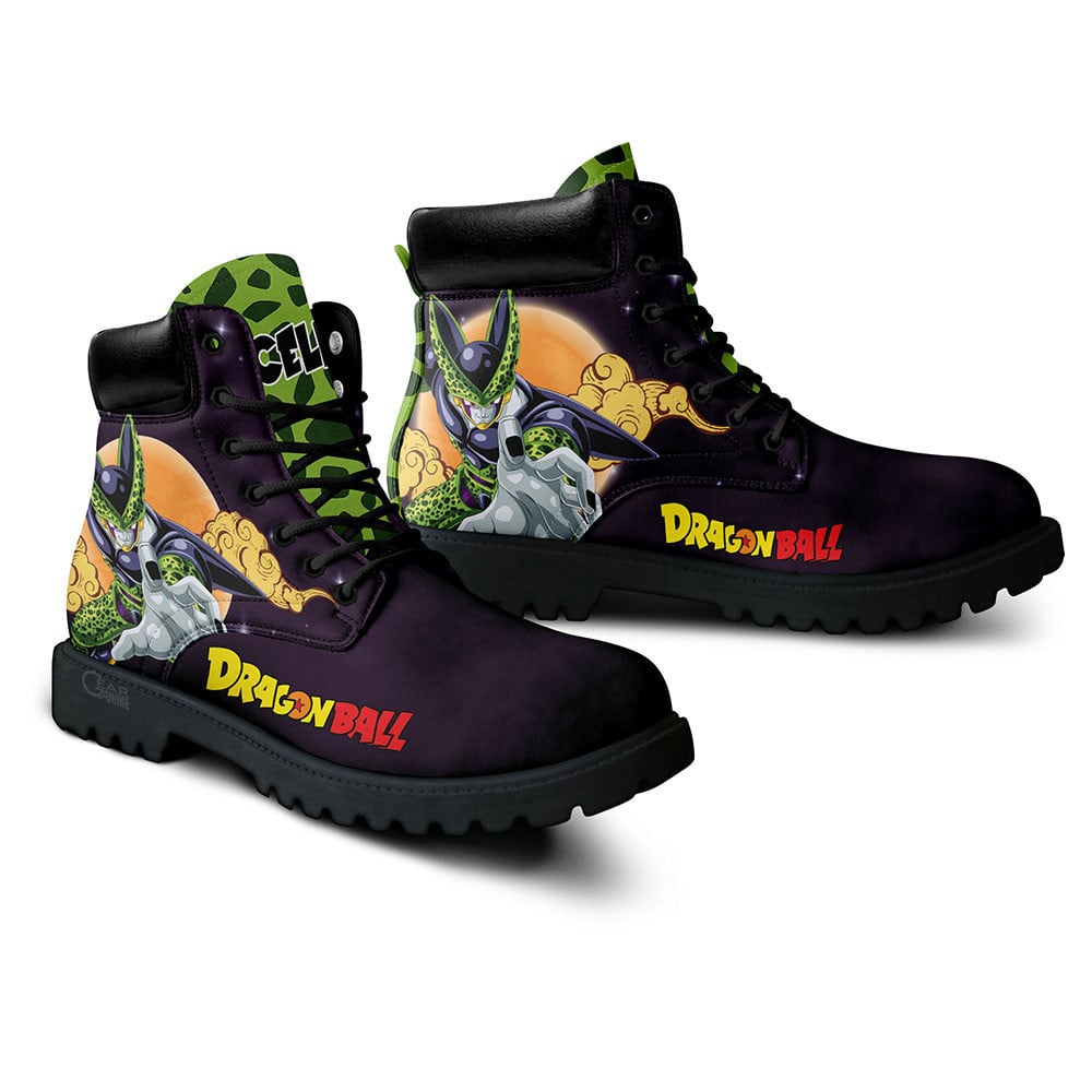 Cell Boots Dragon Ball Custom Anime Shoes For Otaku
