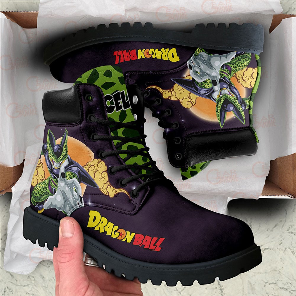 Cell Boots Dragon Ball Custom Anime Shoes For Otaku