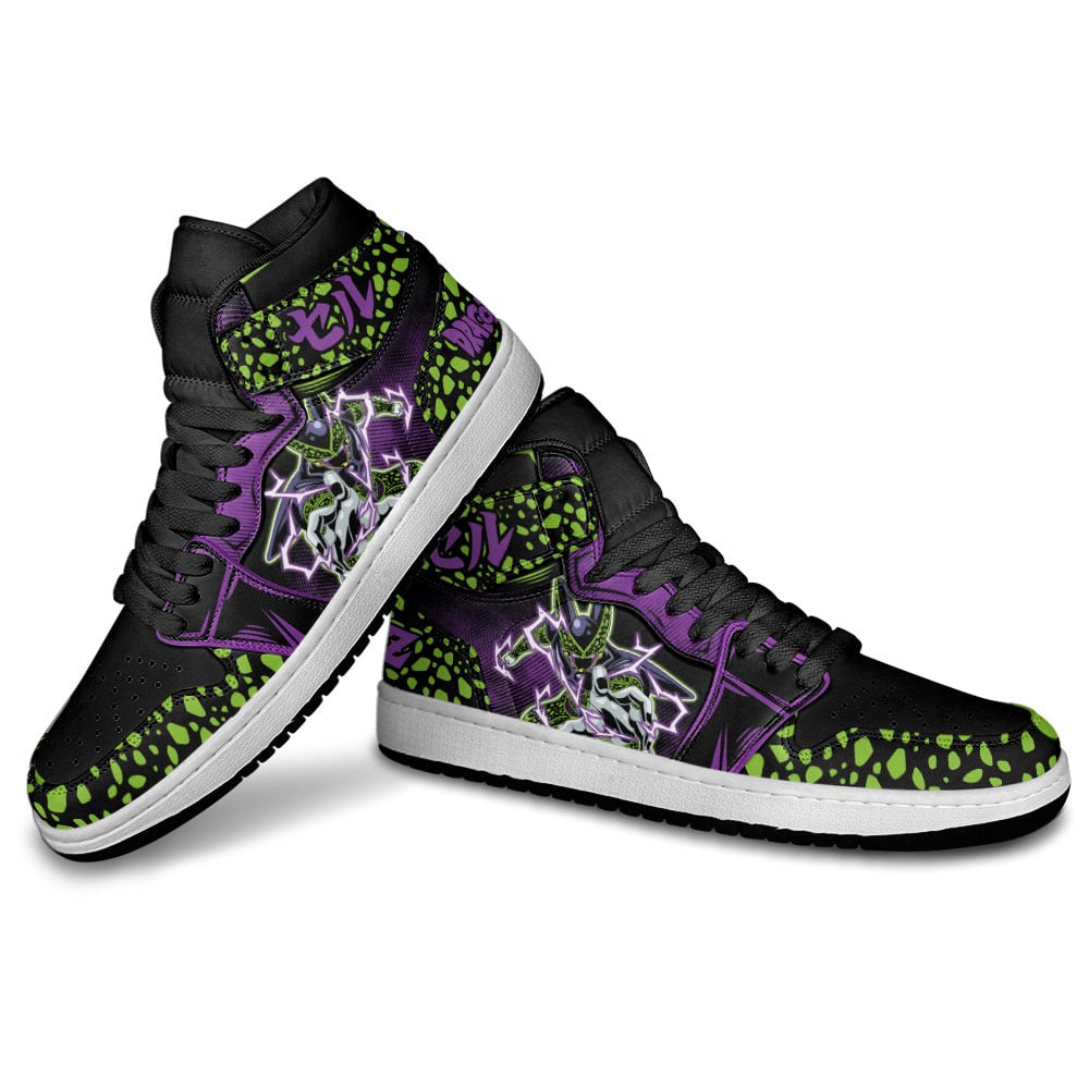 Cell JD1s Sneakers Dragon Ball Anime Shoes, Air Jordan Hightop