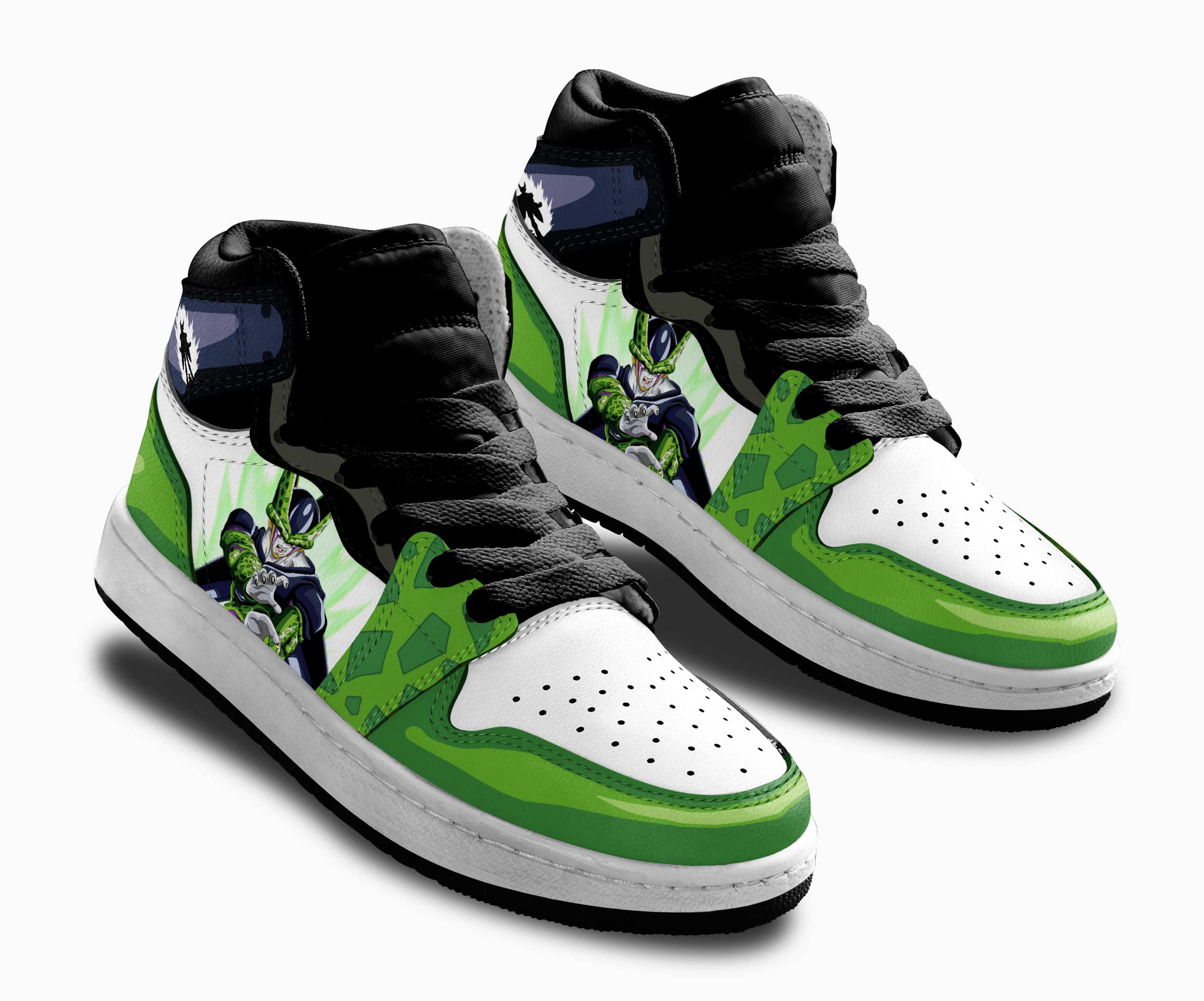 Cell Kids Sneakers Custom Dragon Ball Anime Shoes For Kids