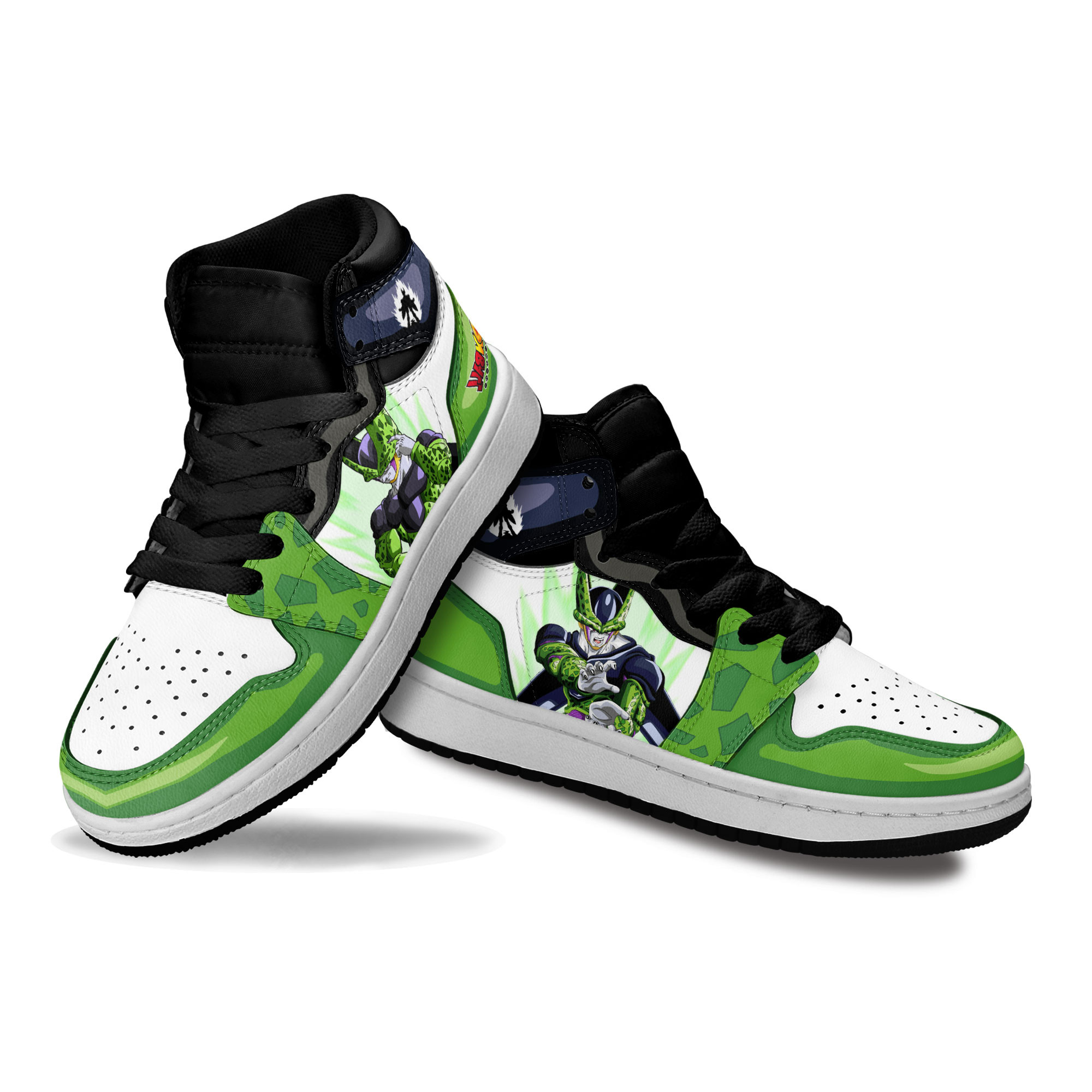 Cell Kids Sneakers Custom Dragon Ball Anime Shoes For Kids