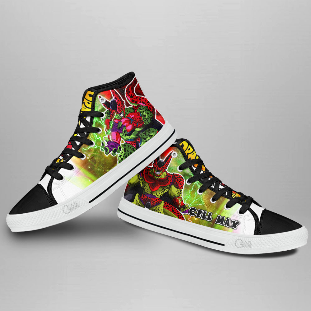 Cell Max High Top Shoes Dragon Ball Super Custom Anime Sneakers