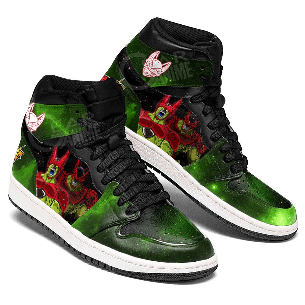 Cell Max JD1s Sneakers Dragon Ball Super Anime Shoes, Air Jordan Hightop