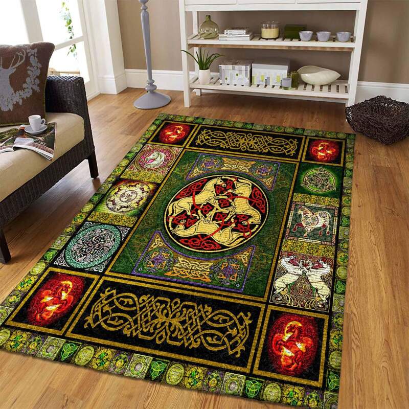 Celtic Horse Rectangle Rug