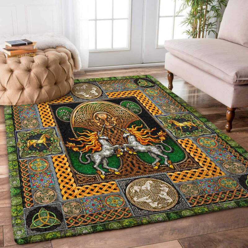 Celtic Horse Unicorn Limited Edition Rectangle Rug
