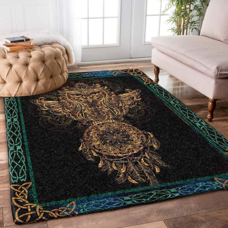 Celtic Owl Limited Edition Rectangle Rug