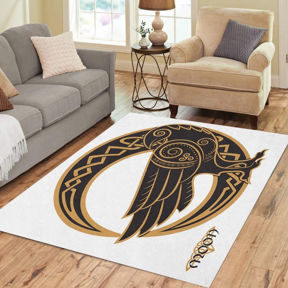 Celtic Raven Limited Edition Rectangle Rug
