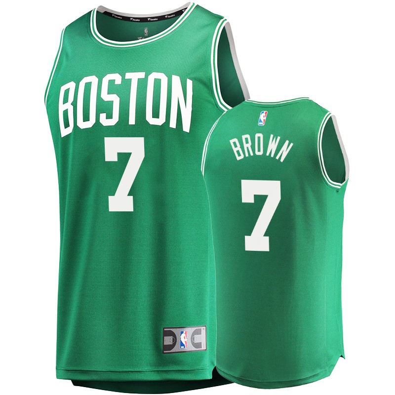 Celtics Men's Jaylen Brown #7 Icon Fanatics Branded Jersey