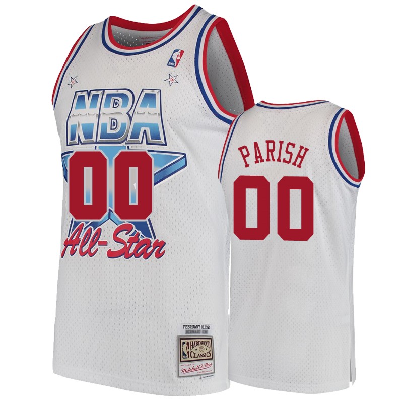 Celtics Men's Robert Parish #00 1991 NBA All-Star Hardwood Classics Eastern Conference Jersey