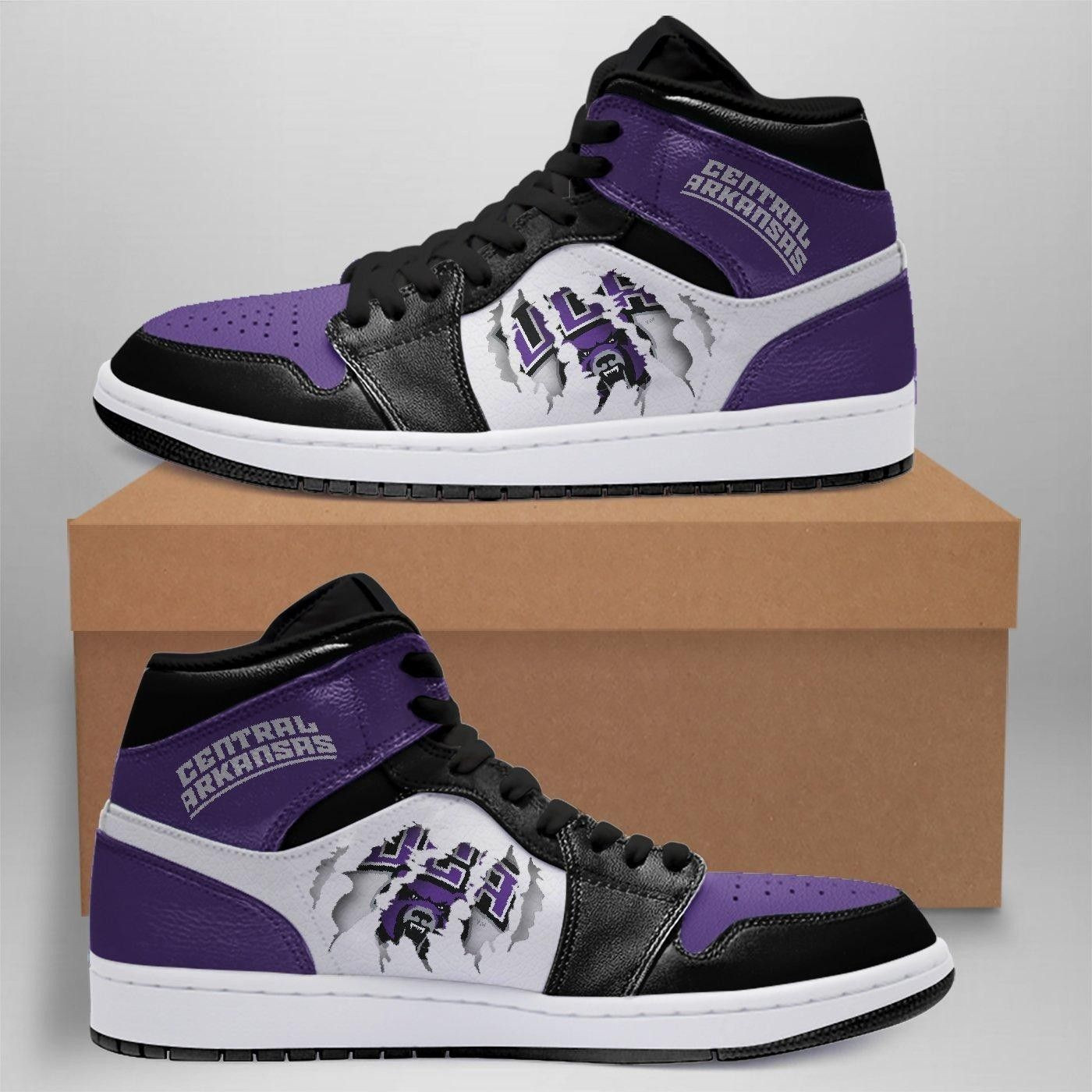 Central Arkansas Bears NCAA Team Sneakers Gift For Fans High Top Air Jordan Sneaker, Air Jordan Hightop