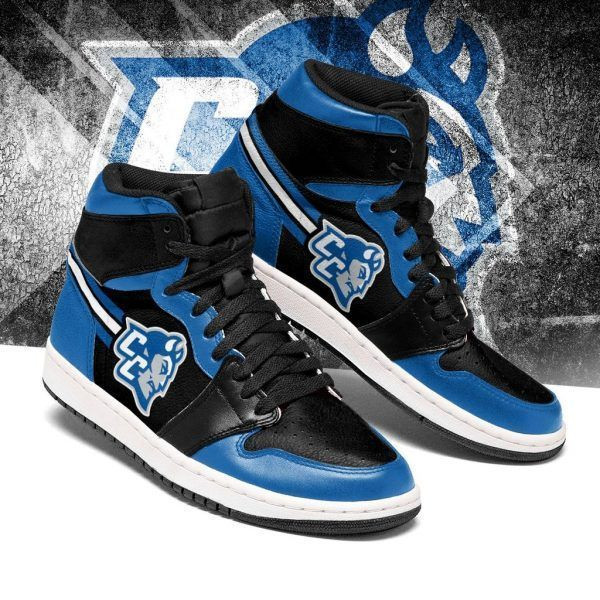 Central Connecticut Blue Devils NCAA Team Sneakers Gift For Fans High Top Air Jordan Sneaker, Air Jordan Hightop