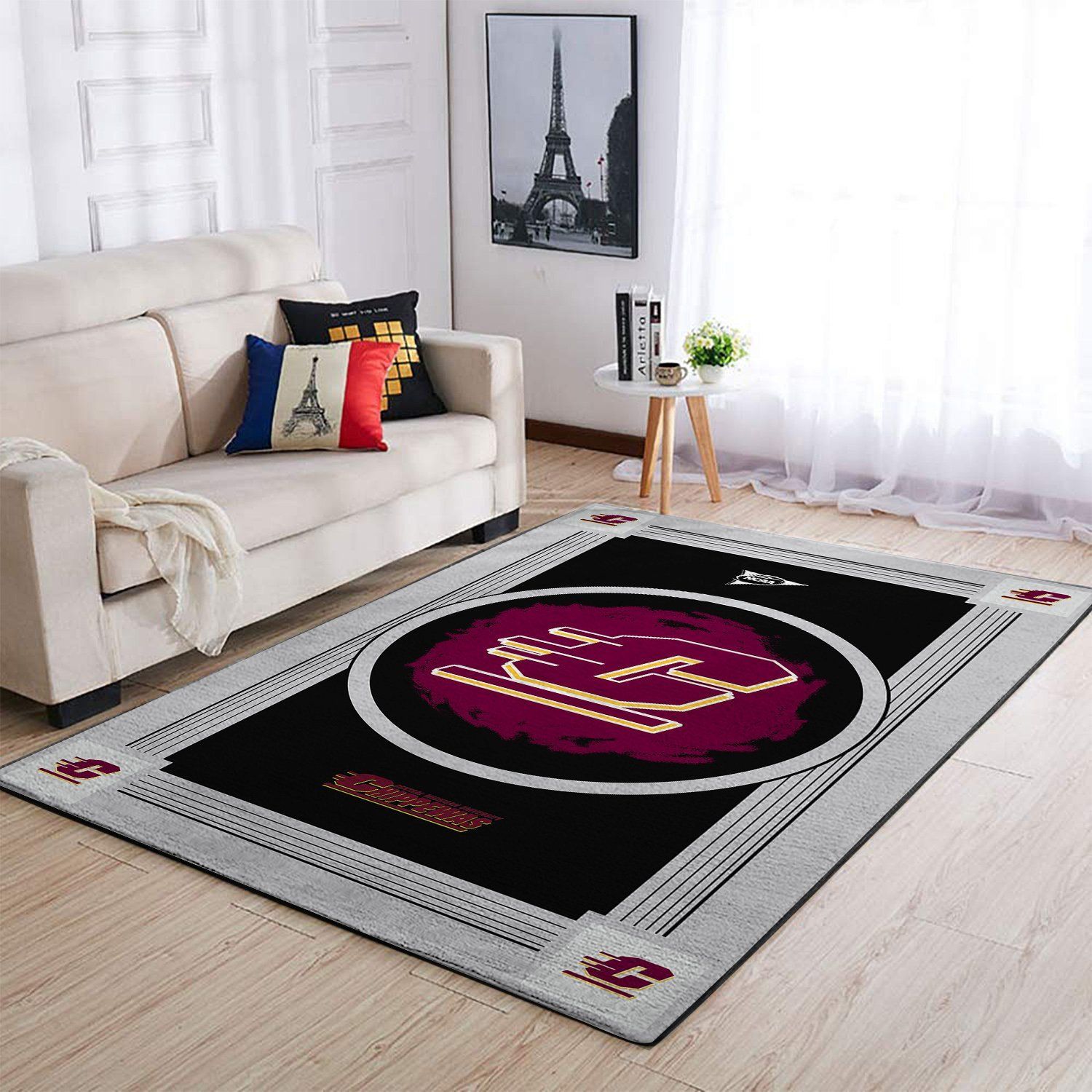 Central Michigan Chippewas Living Room Area Rectangle Rug